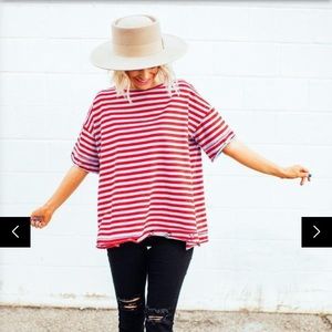 Dressed In LaLa California Cool Striped Top